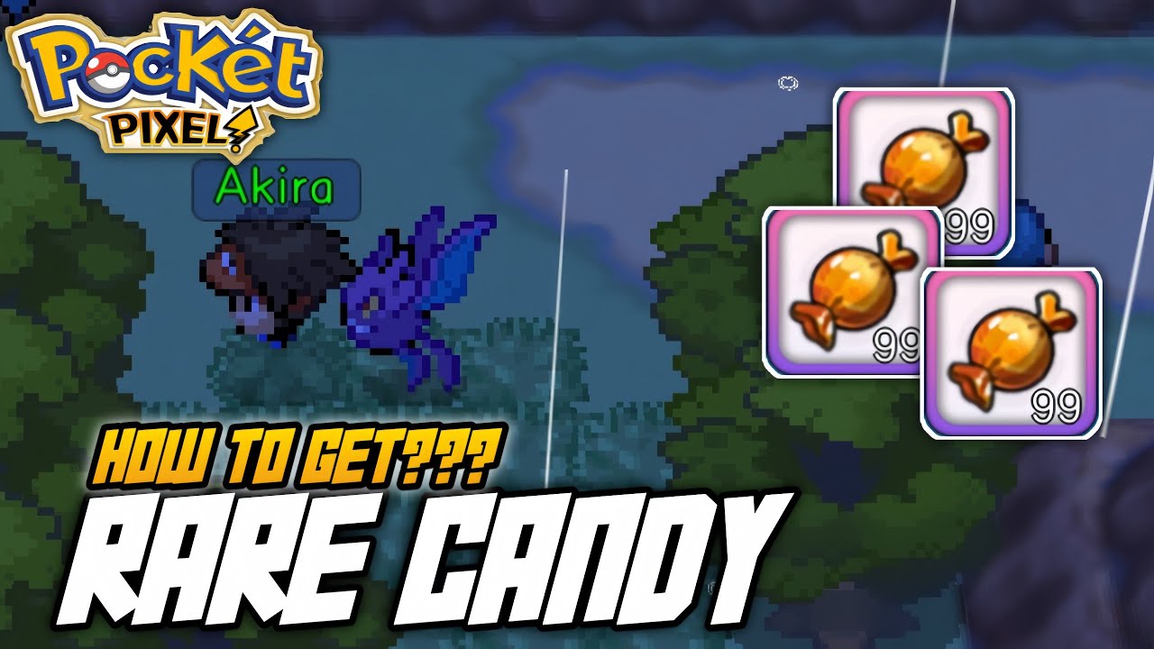 CARA MENDAPATKAN BANYAK RARE CANDY | POCKET PIXEL