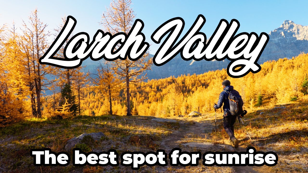 The Larch Valley, Moraine Lake - Sunrise on the Best Fall Hike in the Canadian Rockies
