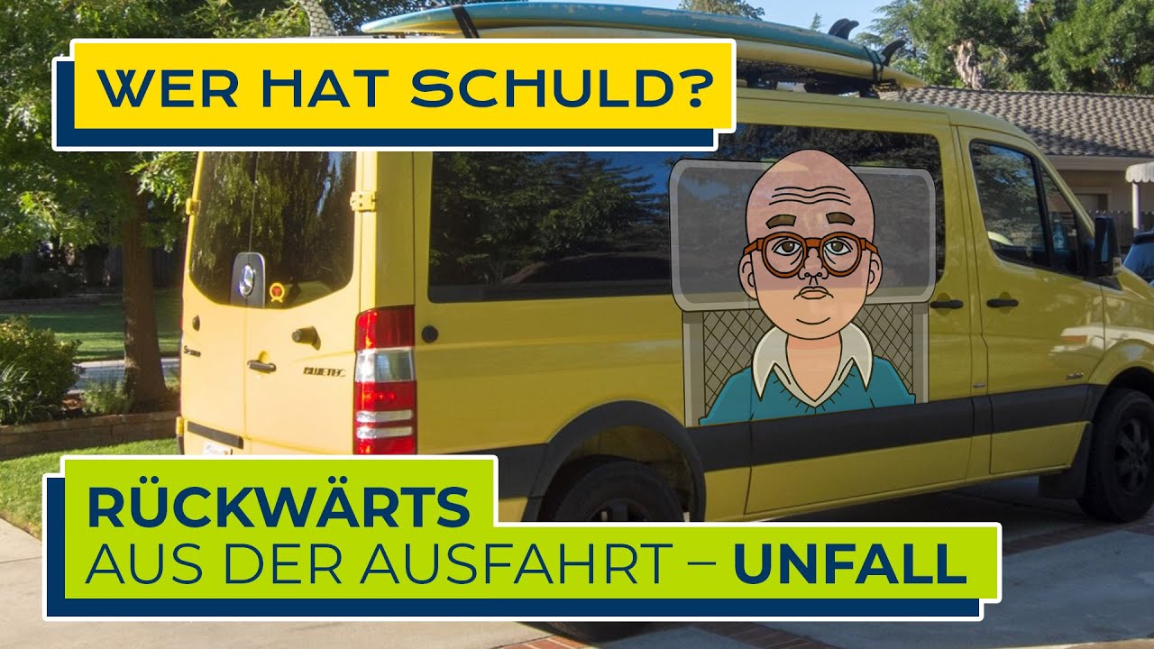 R&uuml;ckw&auml;rts aus der Ausfahrt gefahren &ndash; Unfall: Wer hat Schuld?