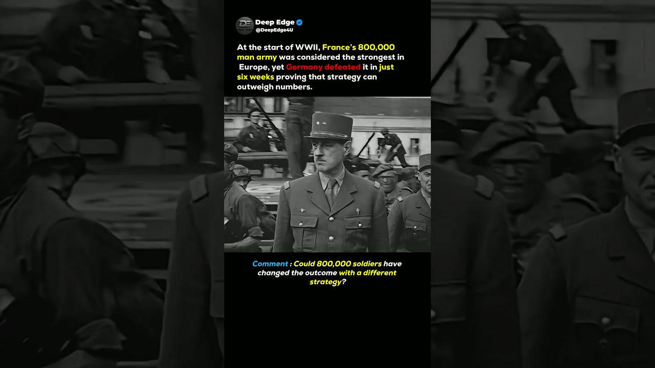 Germany vs France: The Blitzkrieg That Shocked the World #shorts
