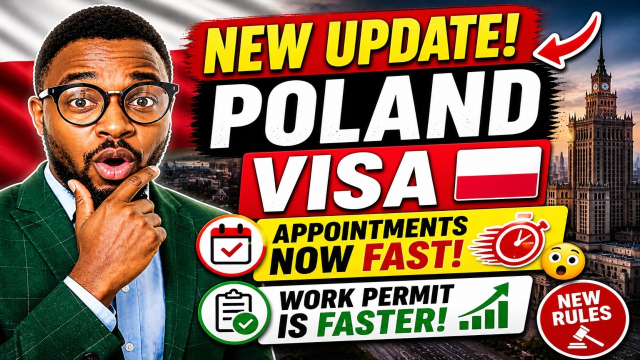 Poland Visa Update! 🇵🇱 Appointments Now FAST + Work Permit Faster 😳