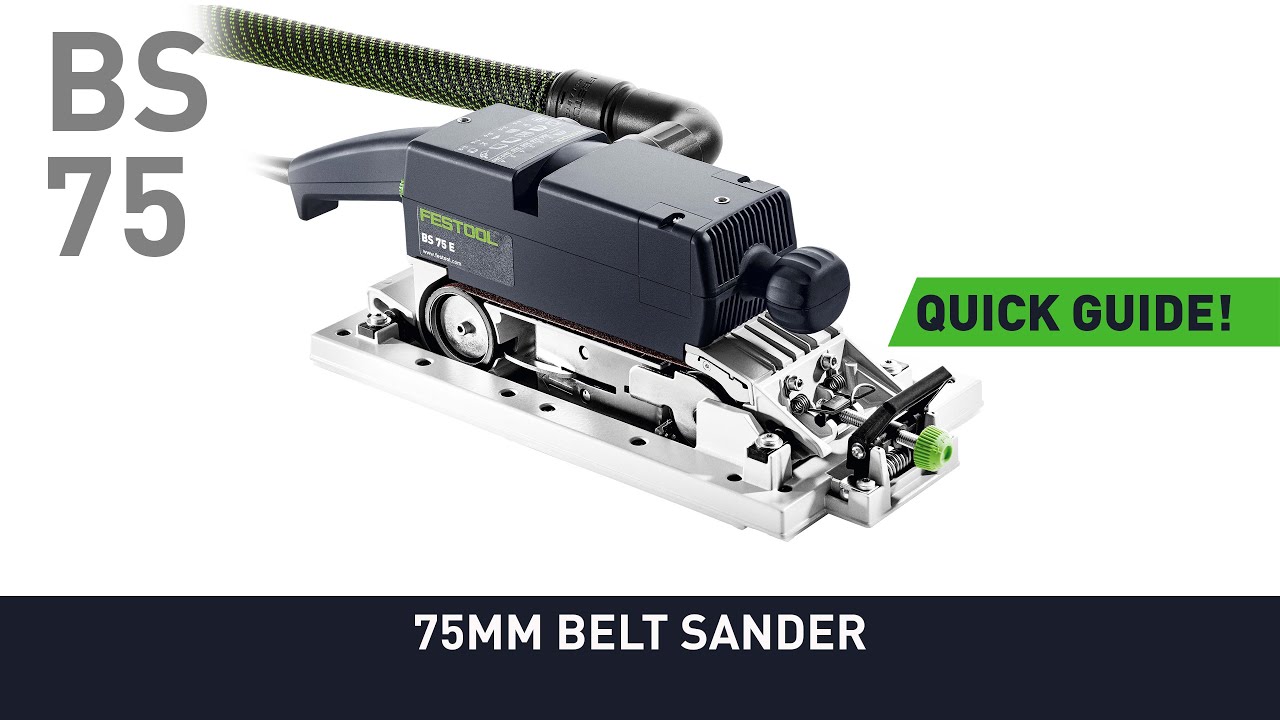 BS 75mm Belt Sander