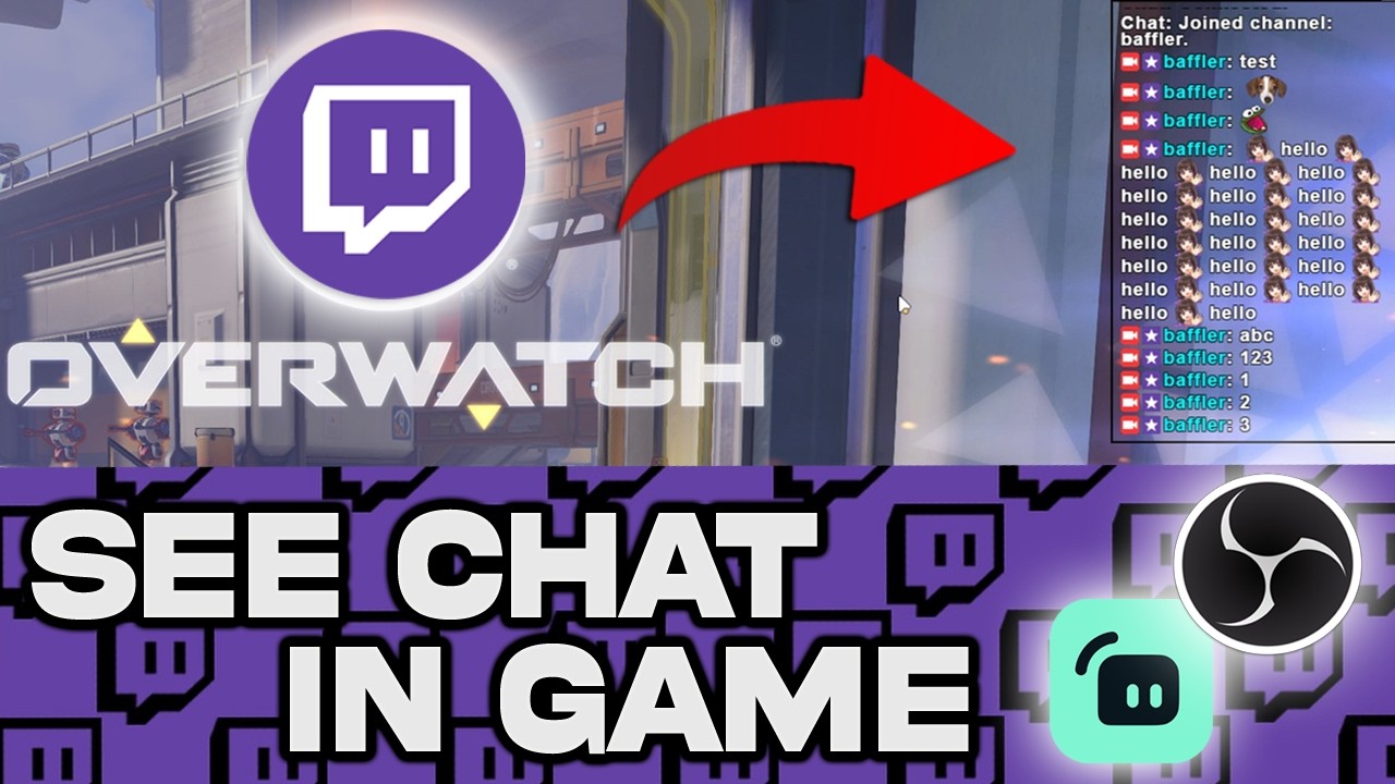 Смотрите чат Twitch В ИГРЕ, используя всего ОДИН монитор!