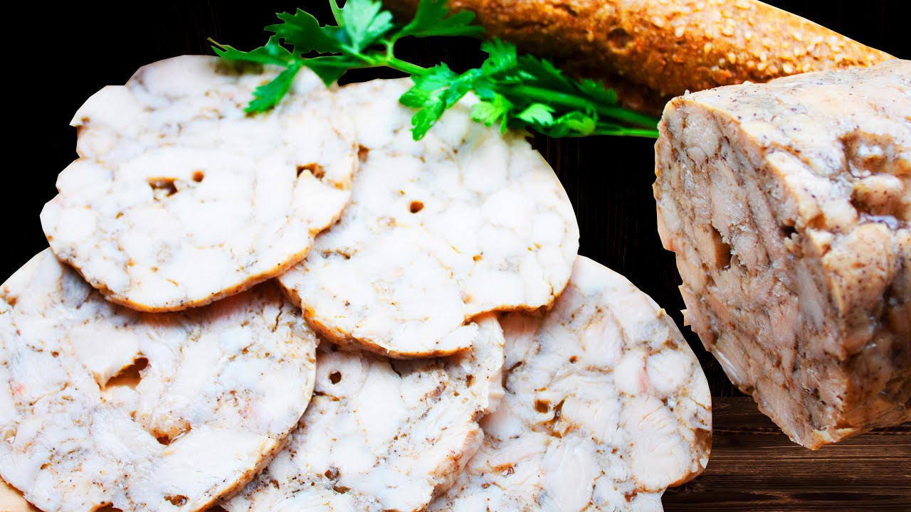 HOW TO MAKE Homemade Pressed Chicken Cold Cut