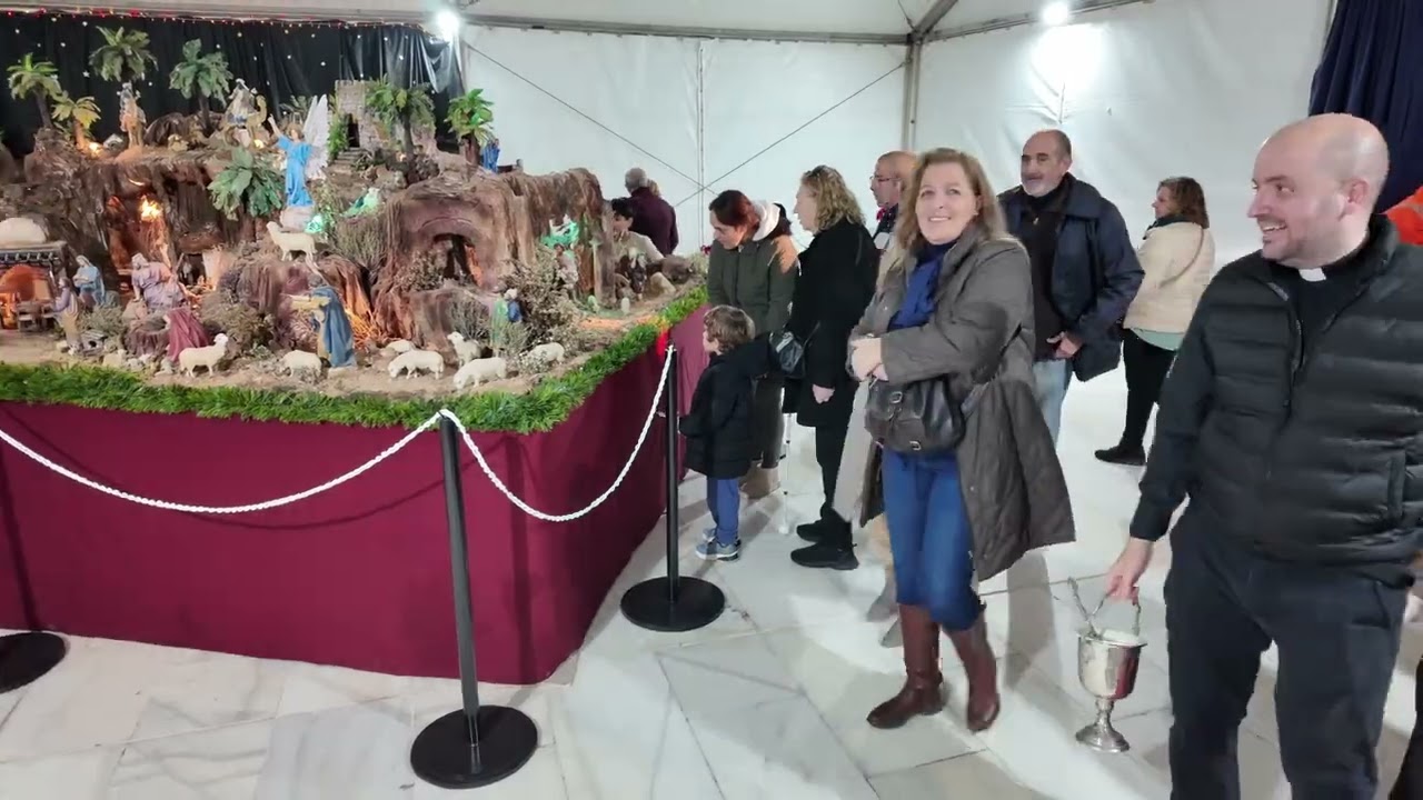Inguración del Belén y alumbrado Navideño Garrucha 2025