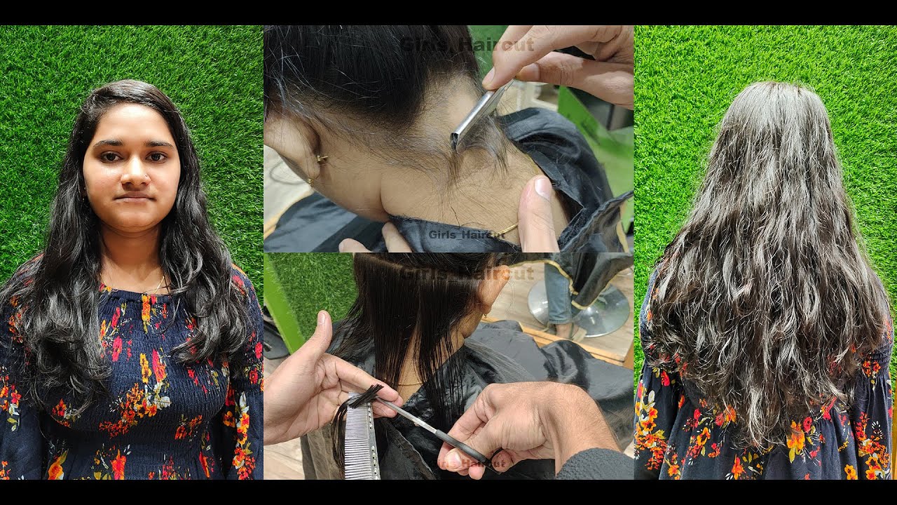 Long Hair And Healthy Hair Chop Off For New Look With Nape Clean | Pineapple Salon | Haircut 2024