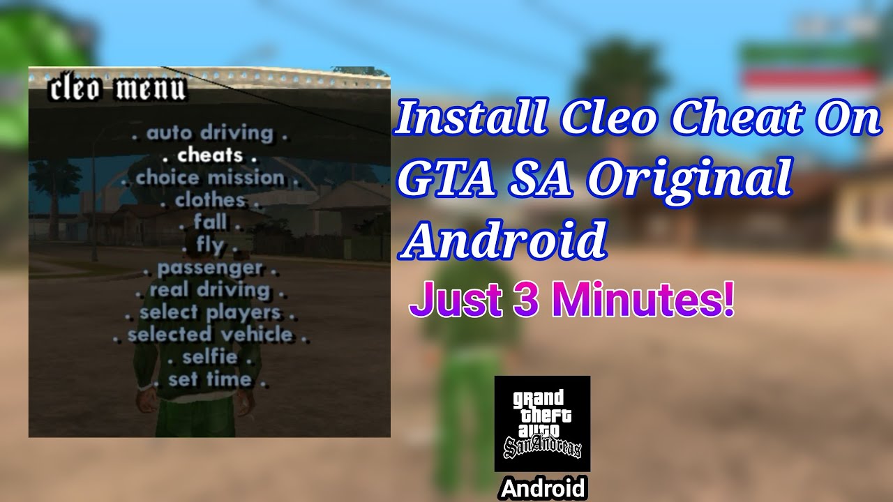 Как установить моды Cleo в GTA San Andreas на оригинальном Android | Меню скриптов и читов в GTA ...