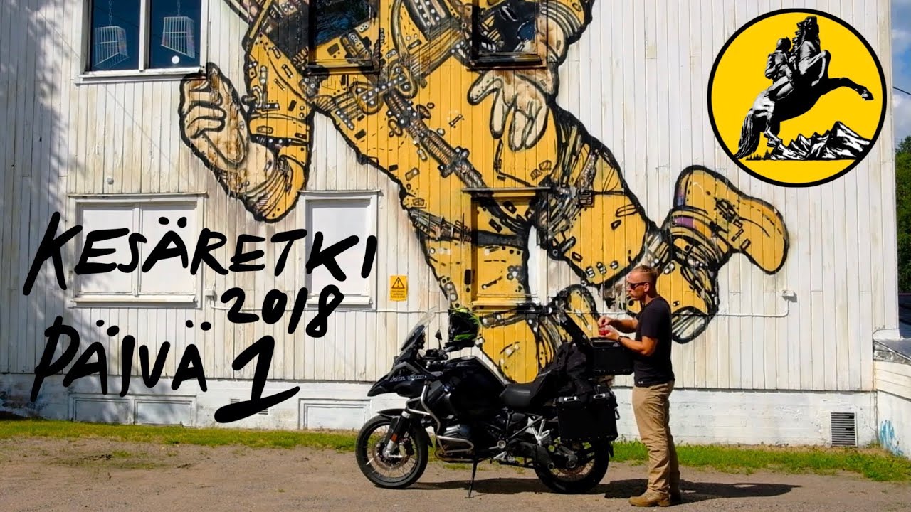 Mootoripyörällä Pohjolaan! Kesäretki 2018 - Osa 1
