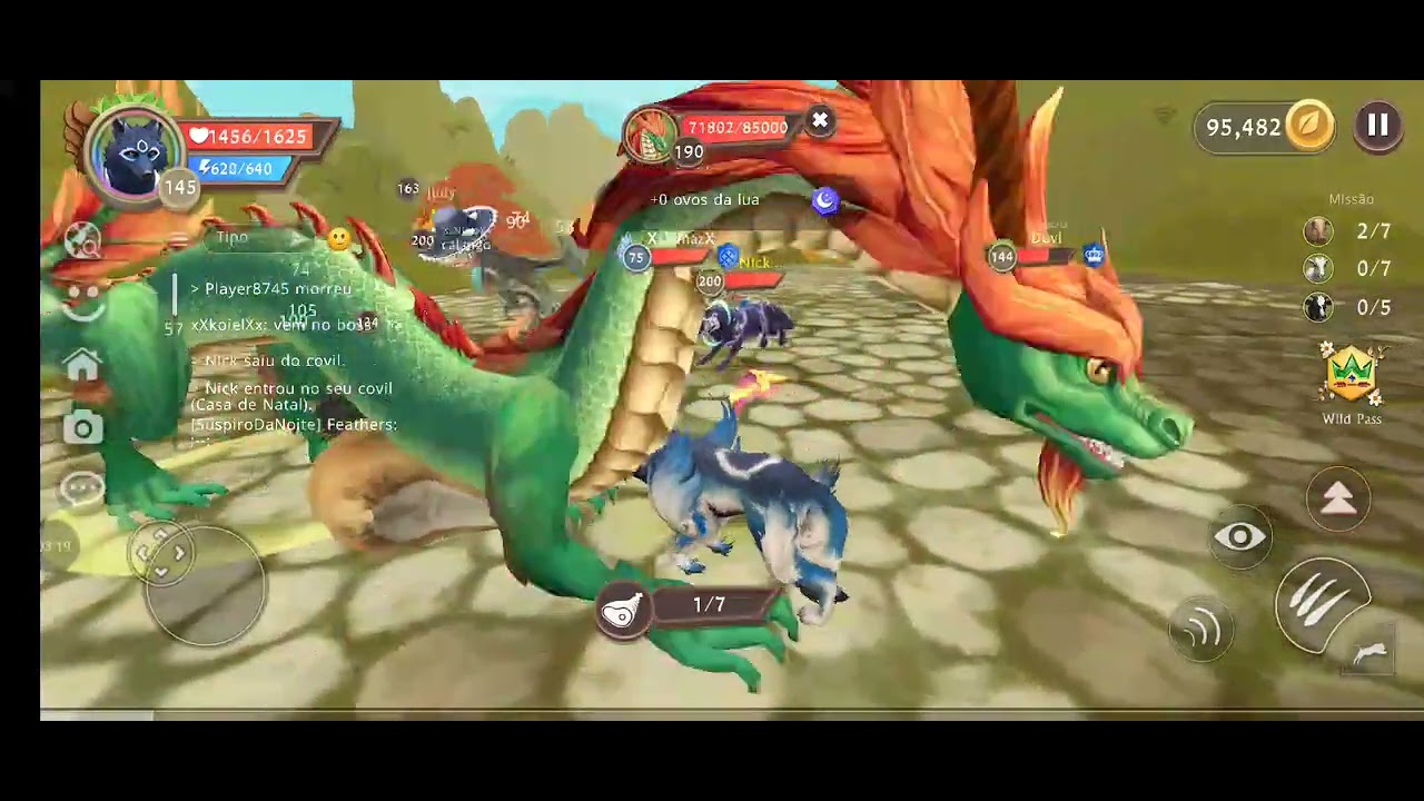 Derrotando o drago e o boss secreto
