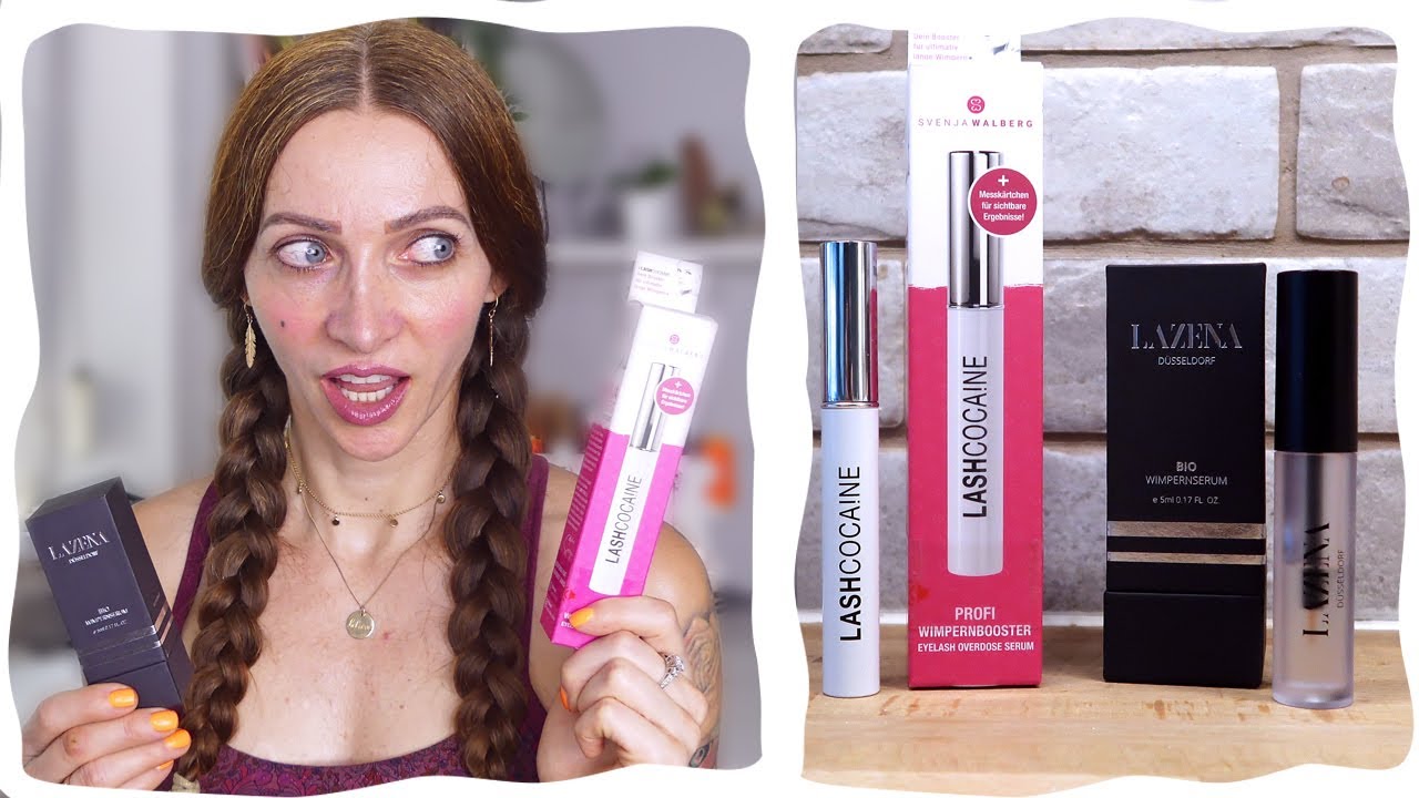 2 Wimpernseren Im Test 🤔 LASH COCA!NE vs LAZENA 🌟​ Lara Will Es Wissen