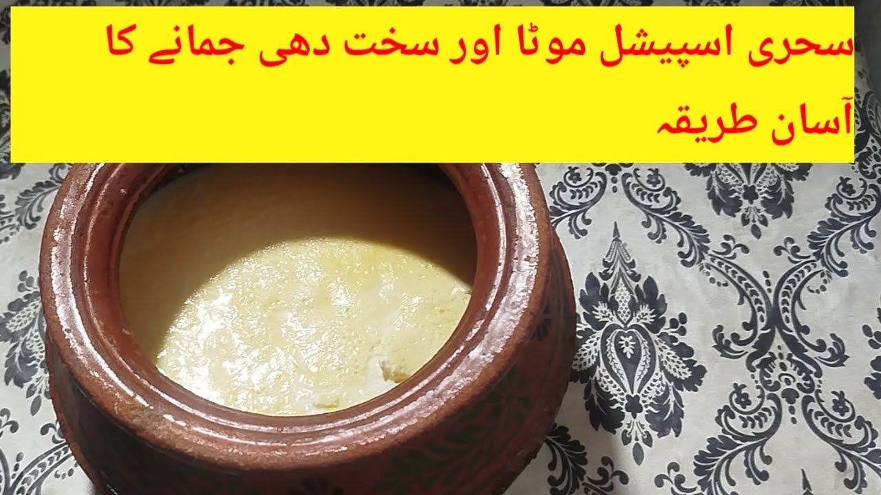 How To Make Thick Yogurt At Home | Dahi Jamane Ka Sahi Tarika | Sehri Special Recipe By Jk Cooking 