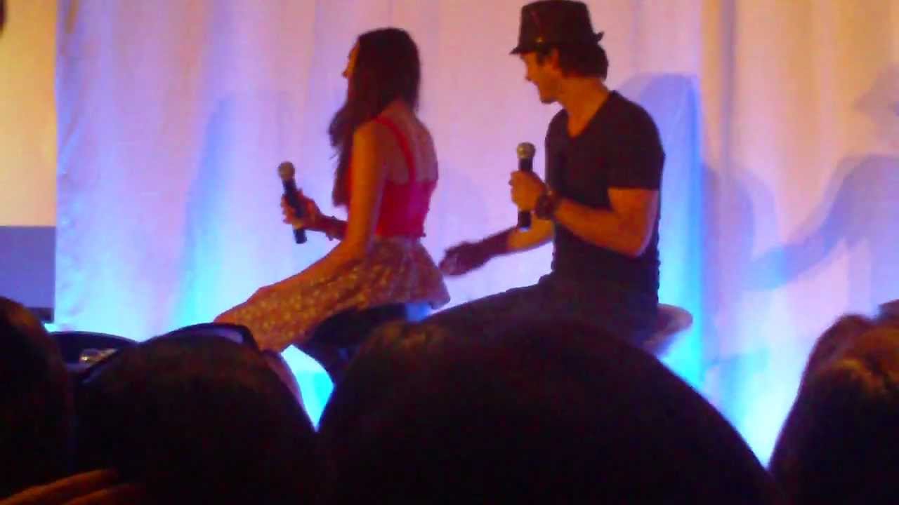 BloodyNightCon Ian Somerhalder and Nina Dobrev video 1