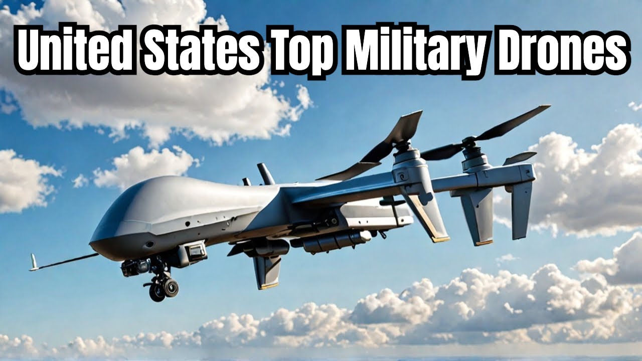 top 7 military drones used by the United States?