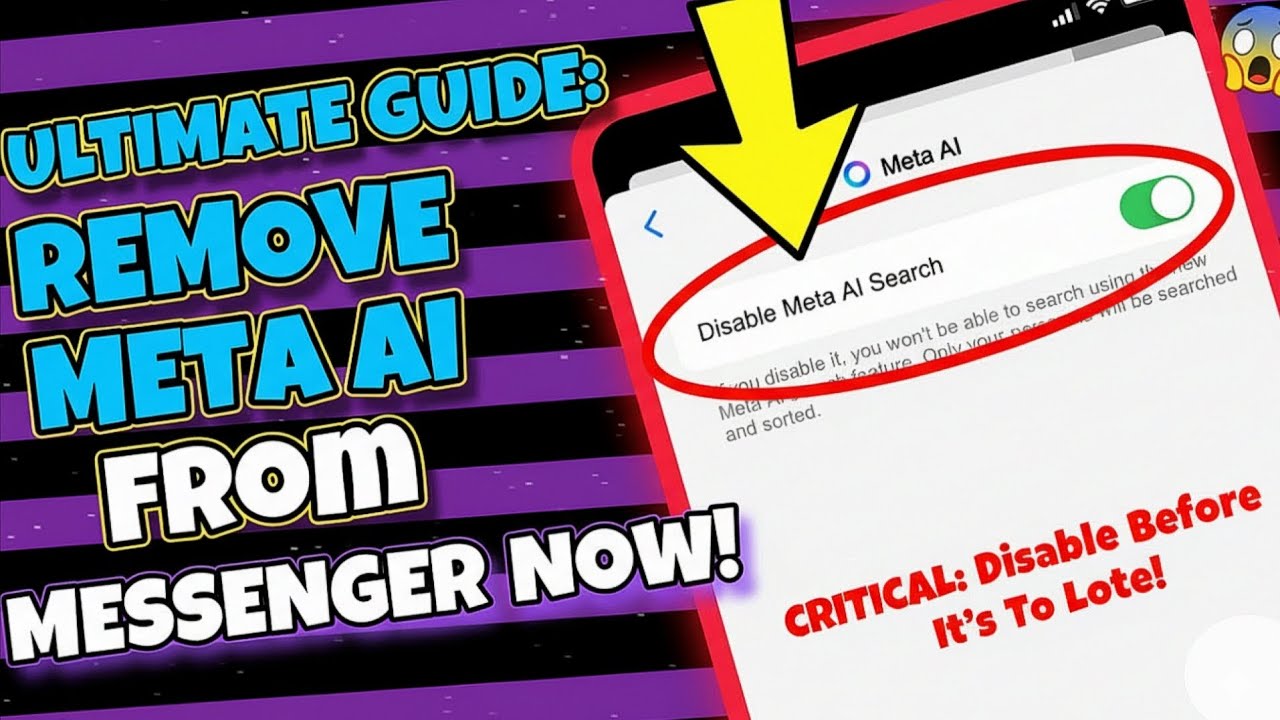 Как удалить мета-ИИ в Messenger