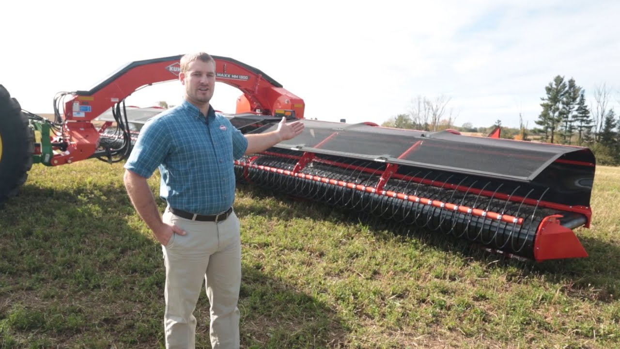 KUHN MM 1100/1300 Merge Maxx® Hay Mergers - Product Review with Brandon Pfeuti