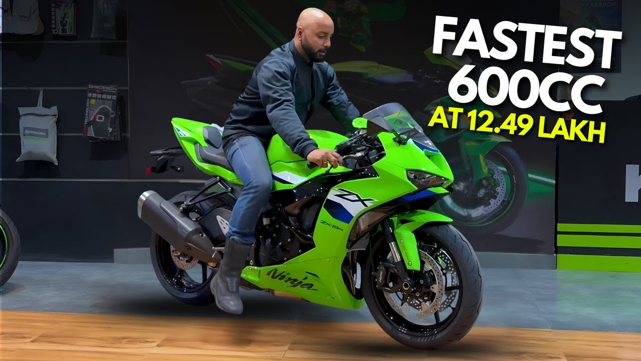 Kawasaki ZX6R - Best MiddleWeight sportsbike in India! #zx6r