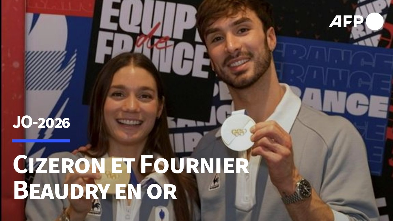 JO: Cizeron et Fournier Beaudry hypnotisent Milan et s'offrent l'or olympique | AFP