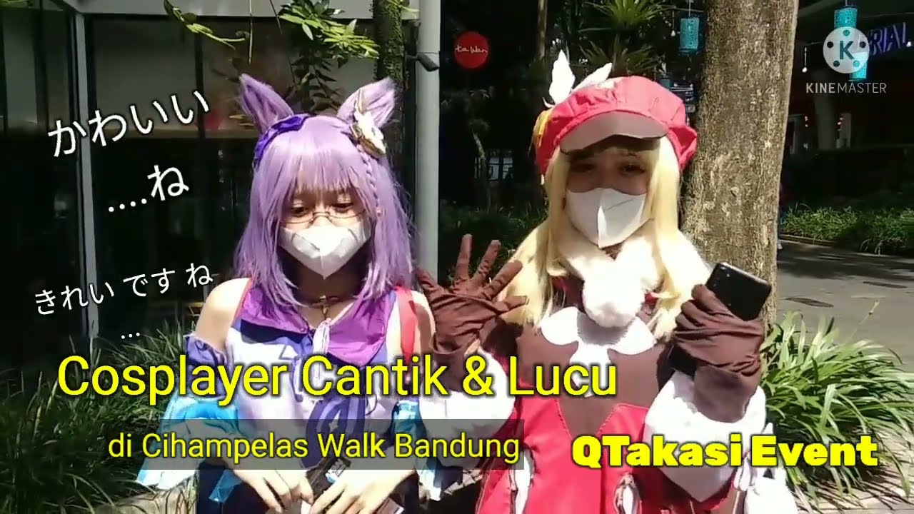 かわいい ... Cosplay nya Cantik Imut & Lucu di Cihampelas Walk Bandung - QTakasi Event 2022
