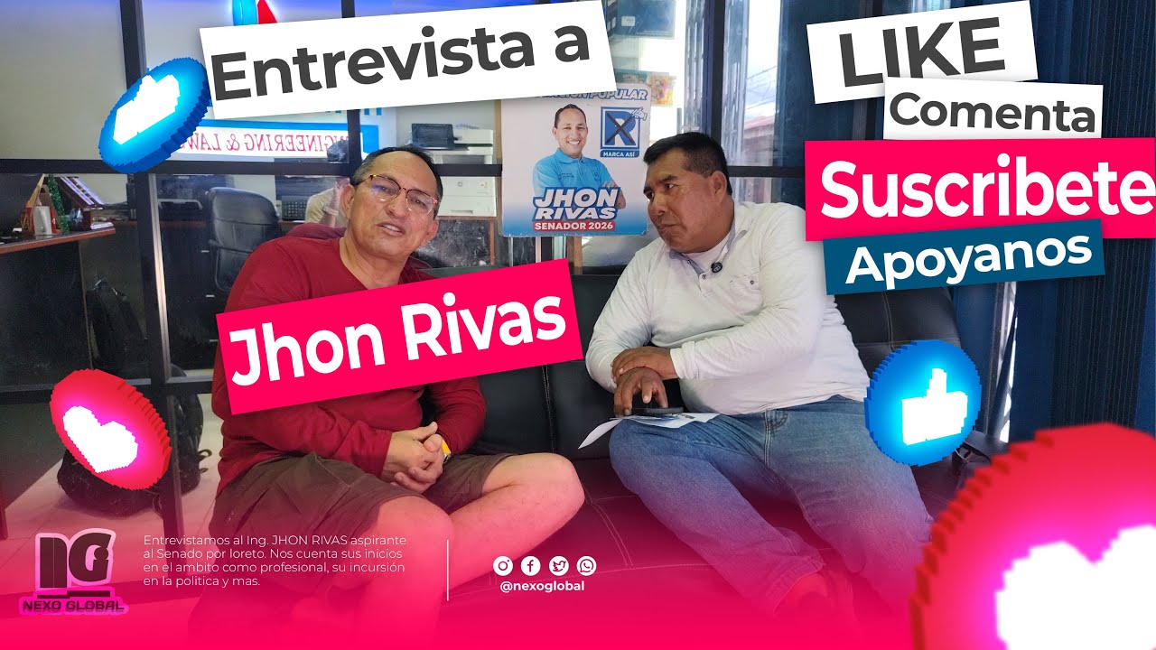ENTREVISTA AJHON RIVAS//CANDIDATO AL SENADO