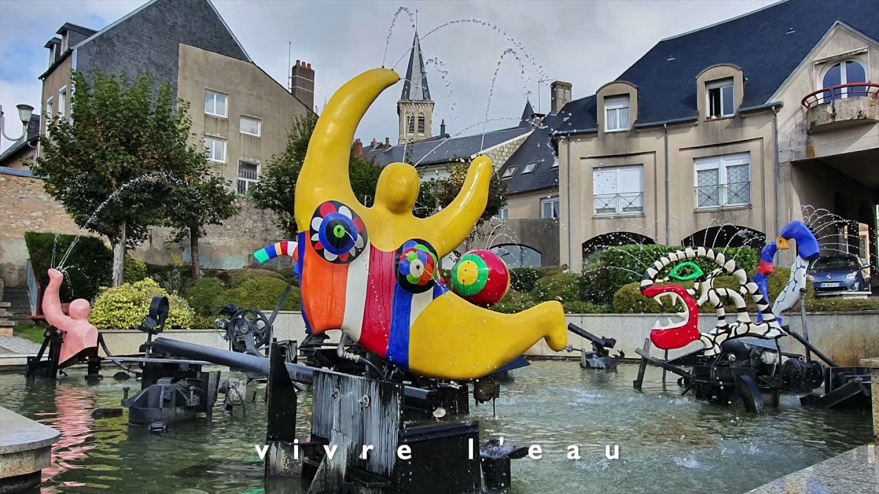 Fontaine Niki de St Phalle et Jean Tinguely