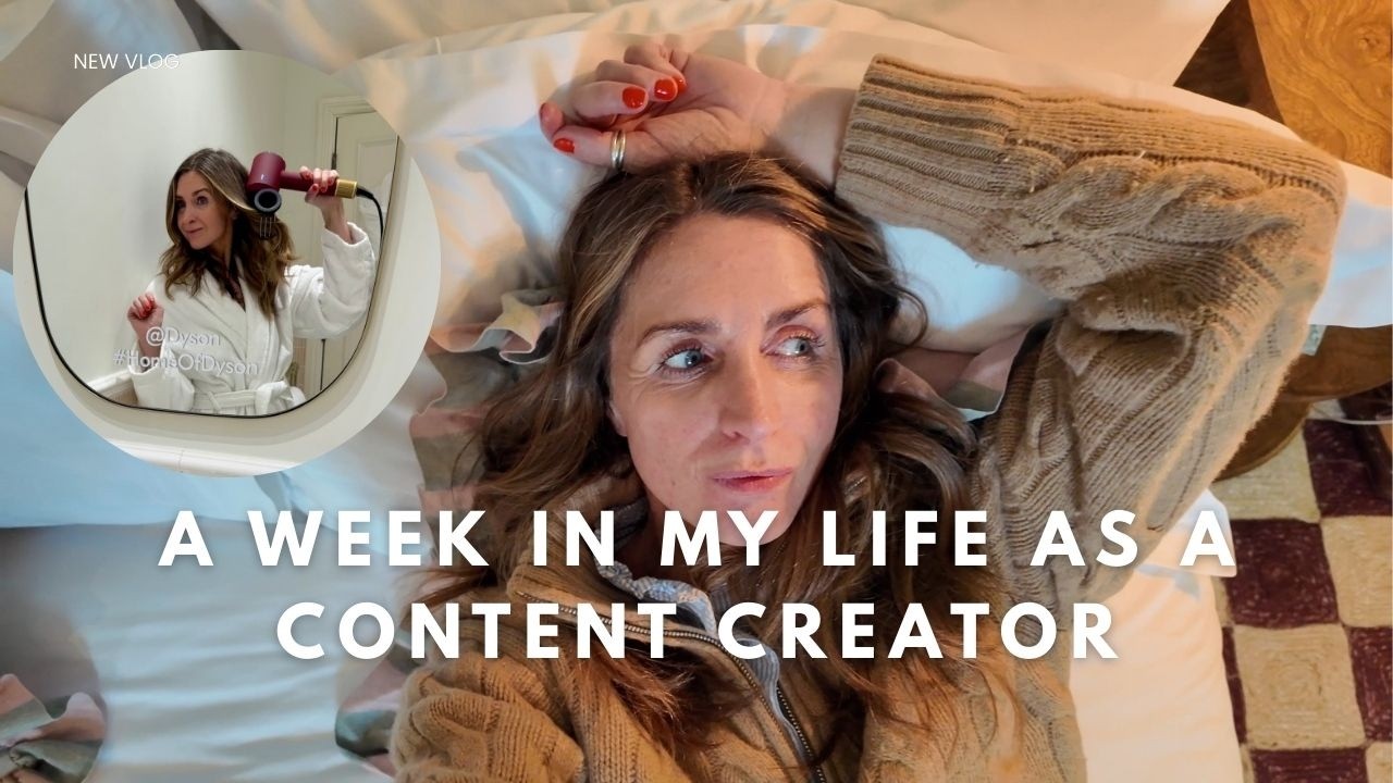 A week in my life as a content creator | How I curl my hair | My makeup routine | Kerry Lockwood