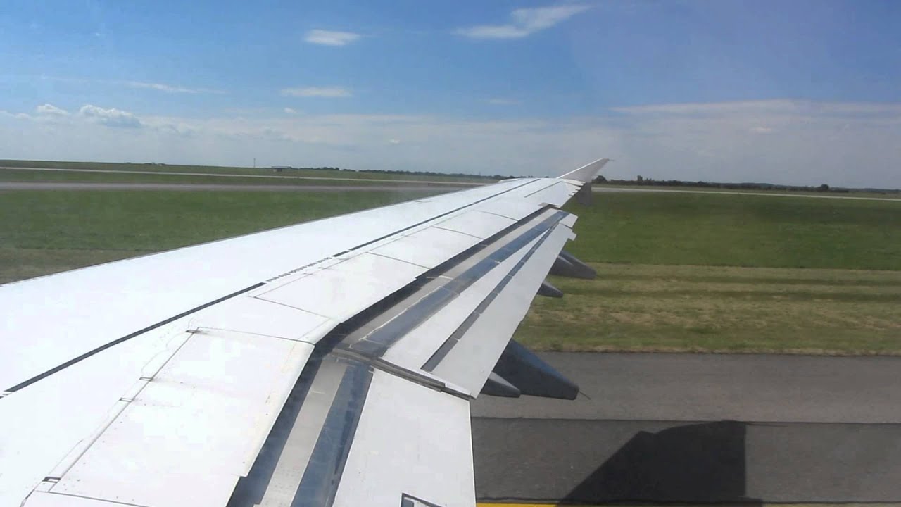 ᴴᴰLufthansa A321 Take-Off Prague