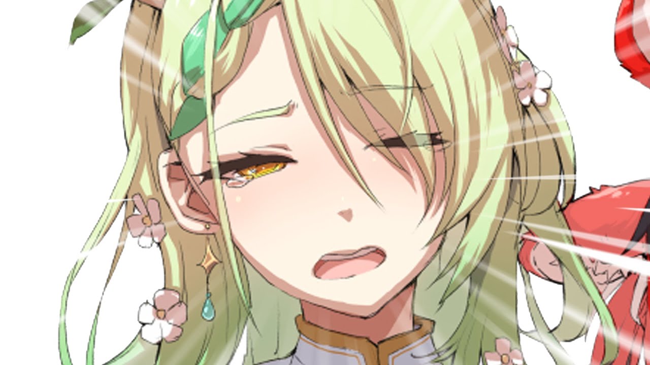 Fauna raging cutely after accidentally riding snake on Getting Over It