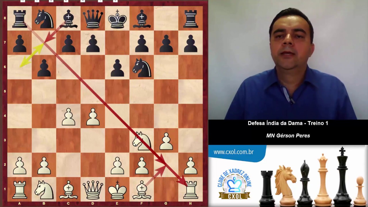 Curso Defesa Índia da Dama: MN Gérson Peres - Vídeo 1