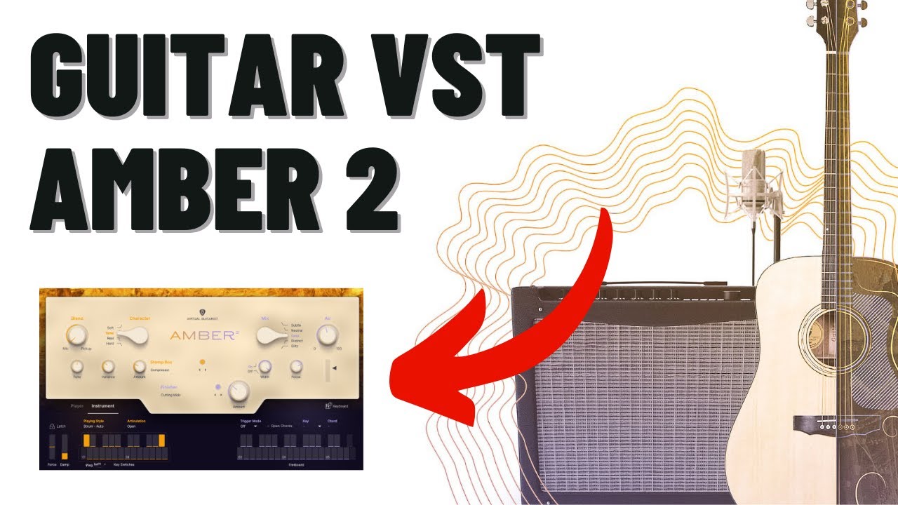 UJAM Virtual Guitarist AMBER 2 FIRST LOOK Review Acoustic Guitar Strummed & Picked Steel String