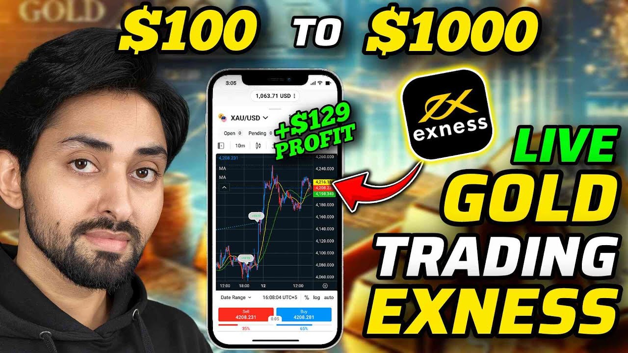 $100 to $1000 Risk Free Live Gold Trading on Exness | Exness Trading 2026