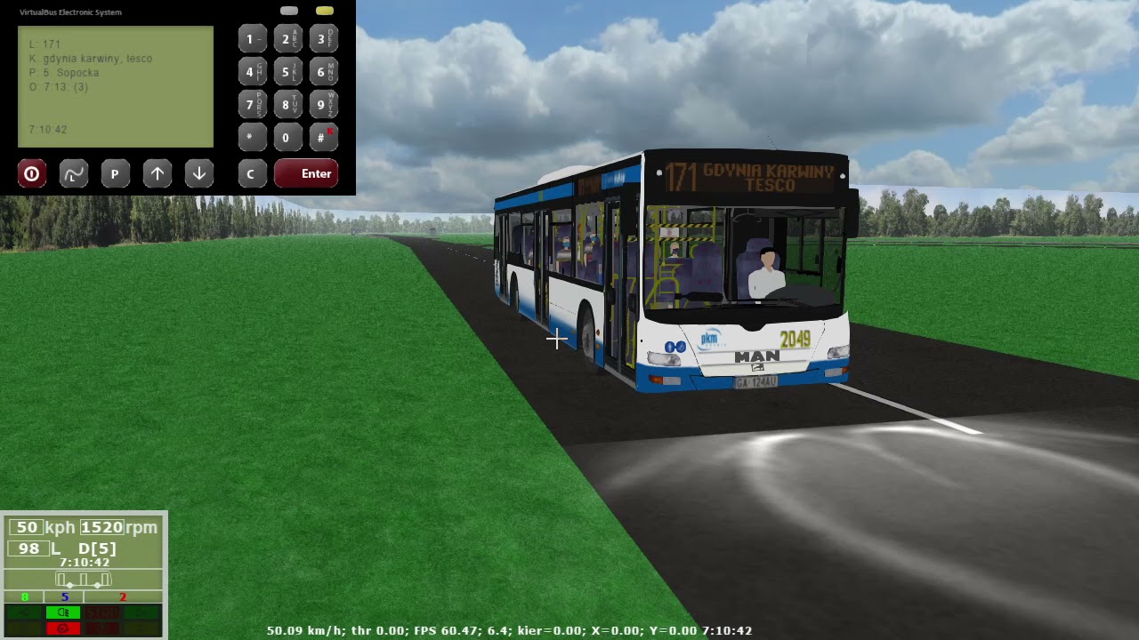Linia 171 (Oliwa Pętla Tamwajowa - Gdynia Karwiny Tesco) - MAN NL283 Lion's City #2049 PKM Gdynia