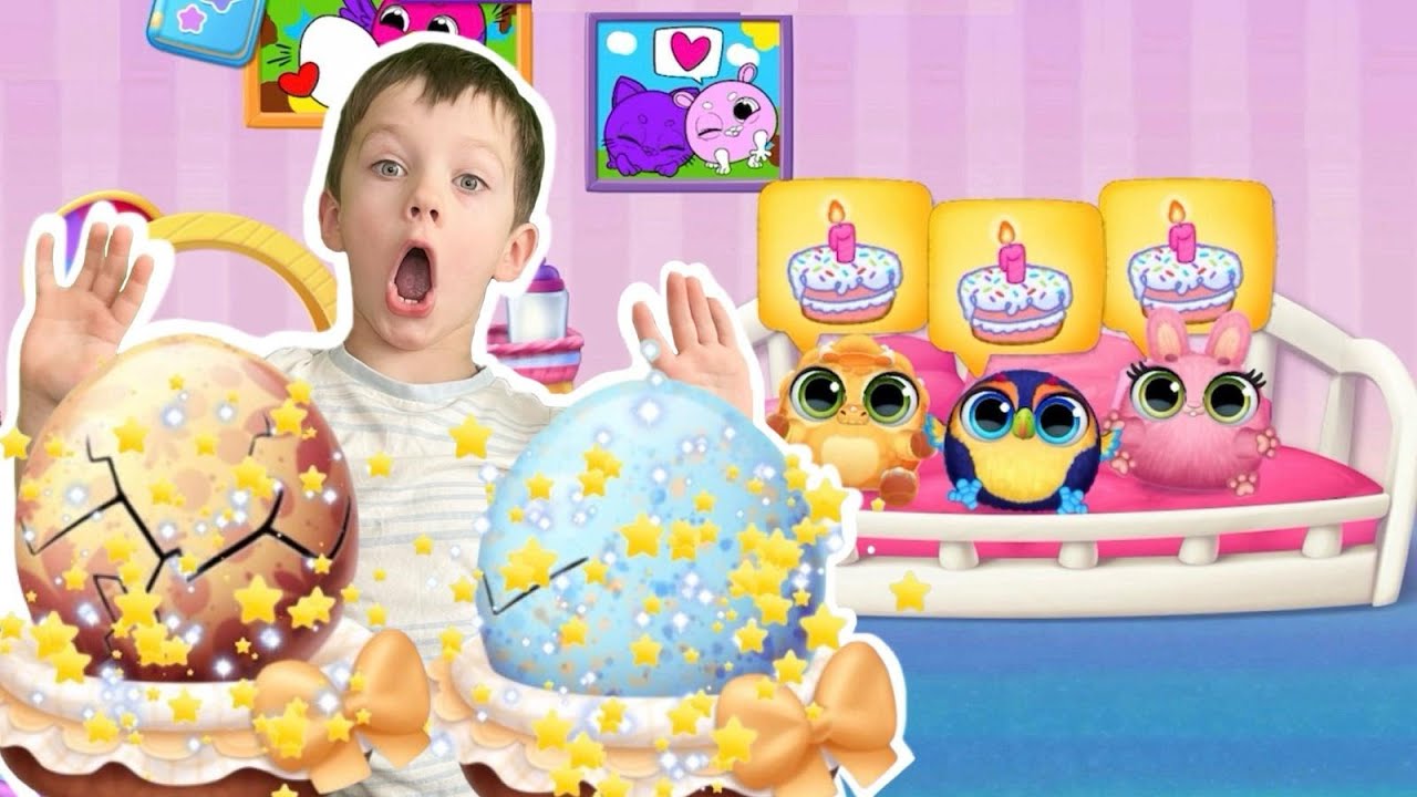 Smolsies 2  - Jessy hatches 2 new Eggs an celebrate Smolsies` birthday