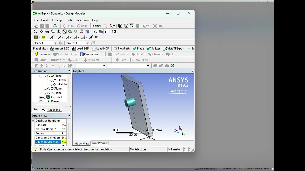 Explicit Dynamics Bullet Penetration in Ansys workbench #ansystutorial #ansysworkbench #analysis