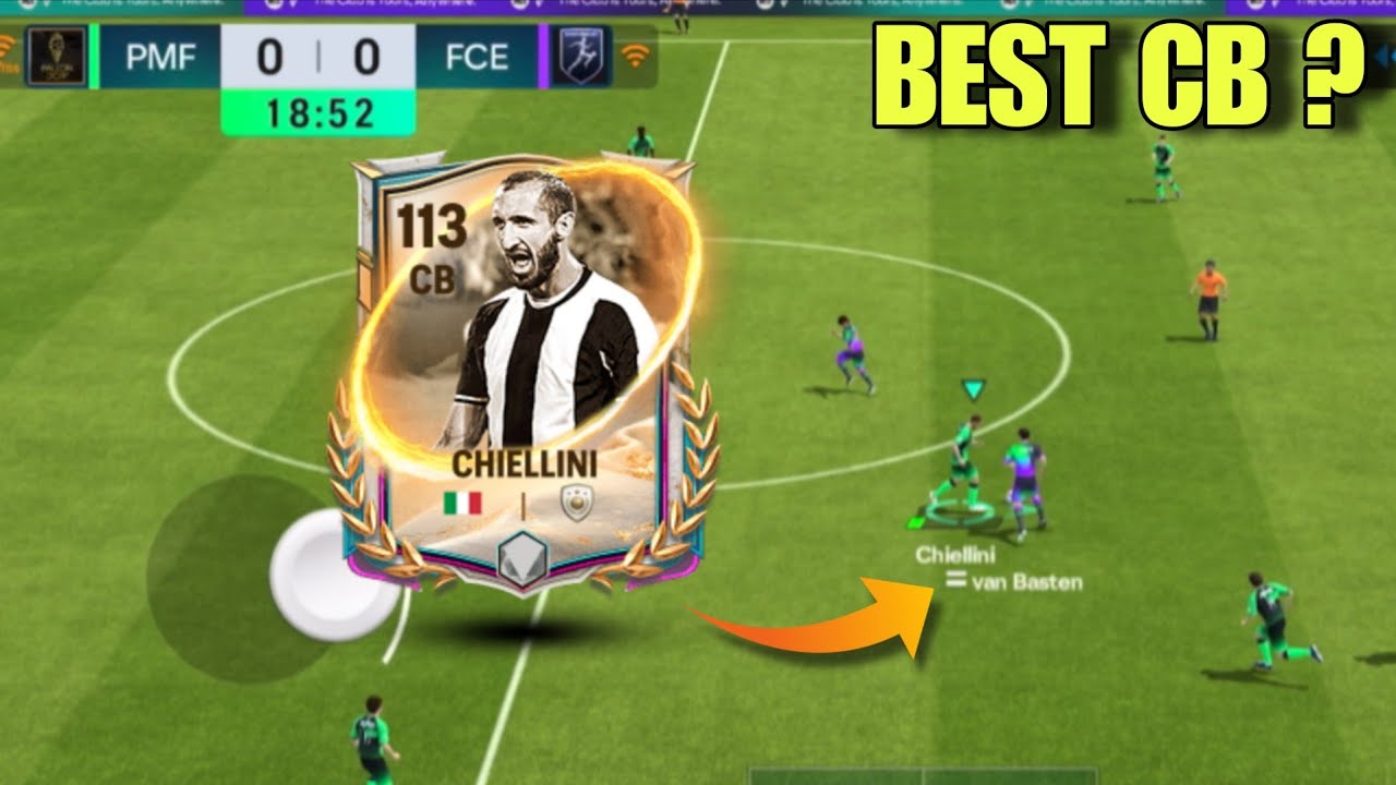 113 КЬЕЛЛИНИ &mdash; лучший центральный защитник в FC MOBILE 🔥 || КЬЕЛЛИНИ FC MOBILE
