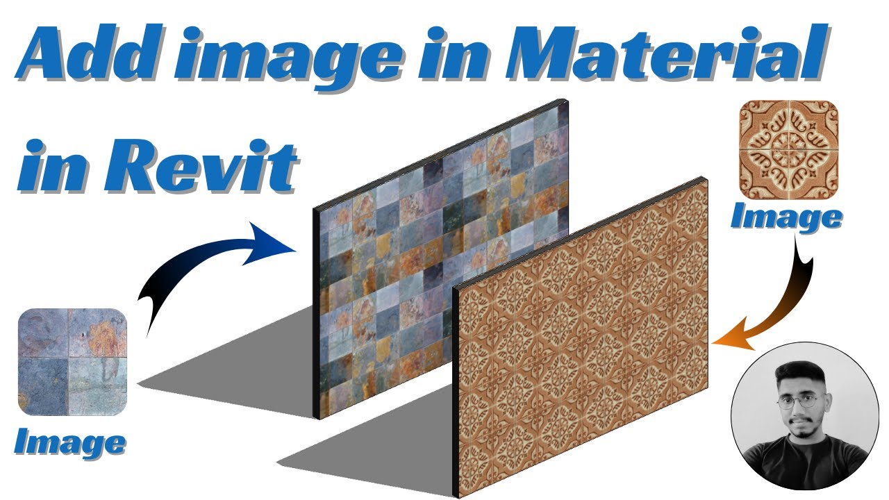 Как добавить изображение в качестве материала в Revit?