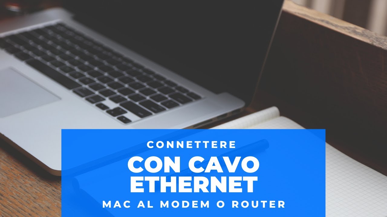 Come connettere Mac Book al modem o switch o router o altro dispositivo di rete, con cavo Ethernet