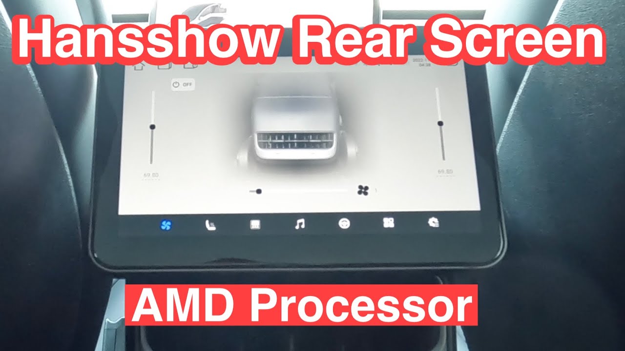 Tesla Model 3/Y Rear Screen by Hansshow (AMD Processor)