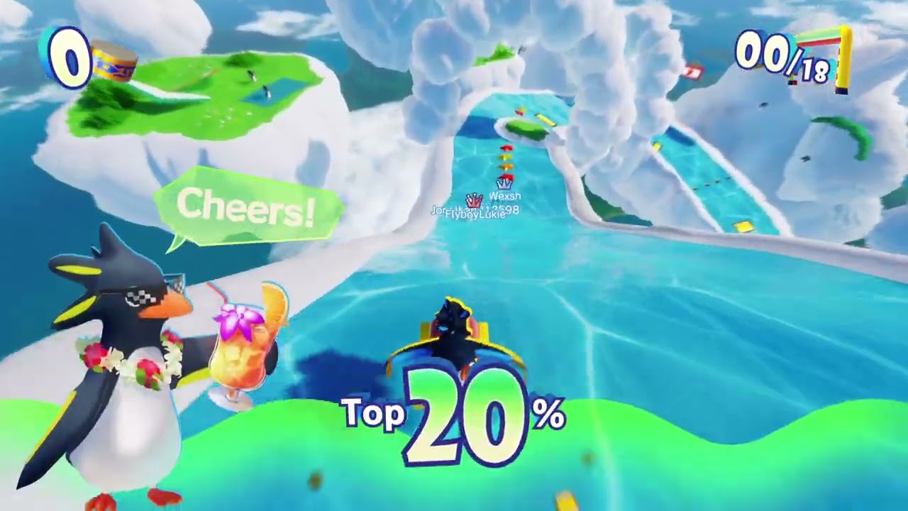 Faaast Penguin with Boss and Friends