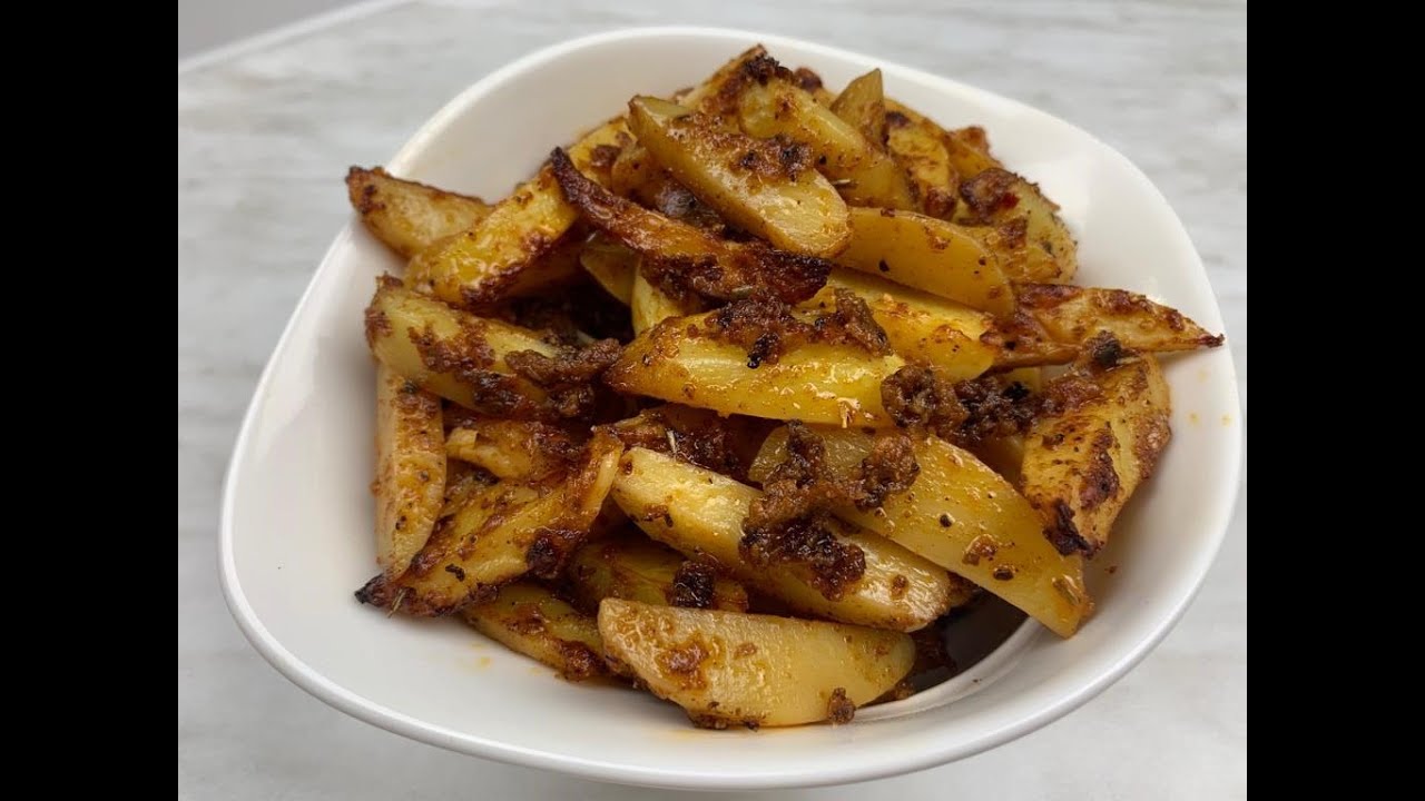 Parmesan Knoblauch Kartoffelecken | Beilagen Rezepte | Atomors Kitchen