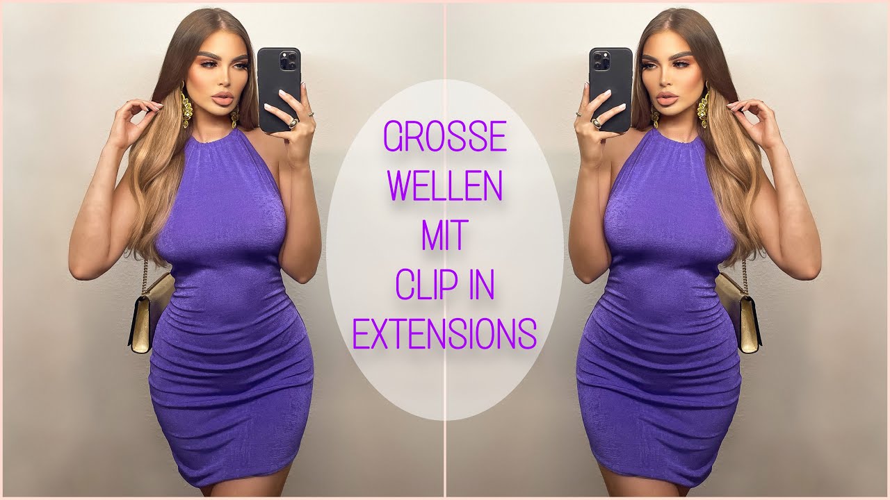 Gro&szlig;e Wellen mit Clip In Extensions | NessaRose