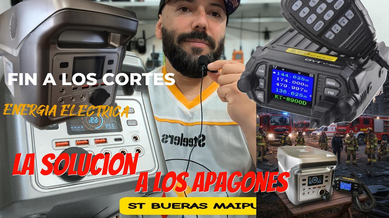 FIN  a los CORTES DE ENERGIA ELECTRICA con el sistema PORTATIL que SOLUCIONA cualquer EMERGENCIA