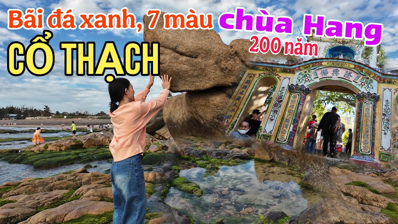 Du Lịch Biển CỔ THẠCH, CHÙA HANG 200 Tuổi Bình Thuận 2025| Ẩm Thực Bãi Biển