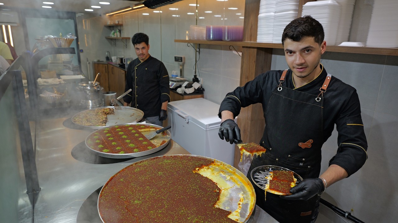 This Cheese Dessert Will Blow Your Mind | Palestinian Kunafa in Istanbul