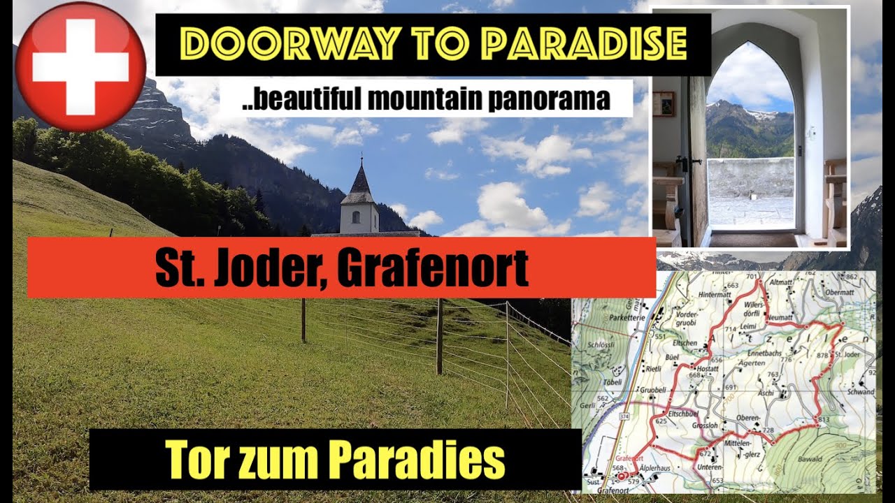 1hr 50min walk, St. Joder, Grafenort : Nidwalden, Switzerland 4K