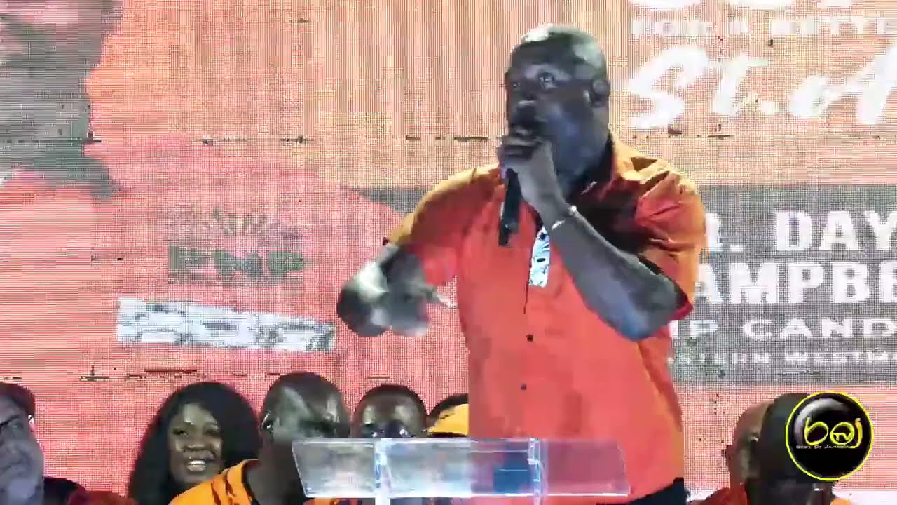 Dr. Dayton Campbell |PNP St Ann Parish Meeting |July 24, 2025 | Musgrave Square, Browns Town, St Ann