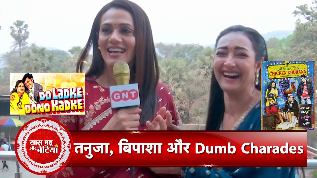 Exclusive Jhanak's Kajal Pisal aka Tanuja and Patrali aka Bipasha Playing Dumb Charades With SBB