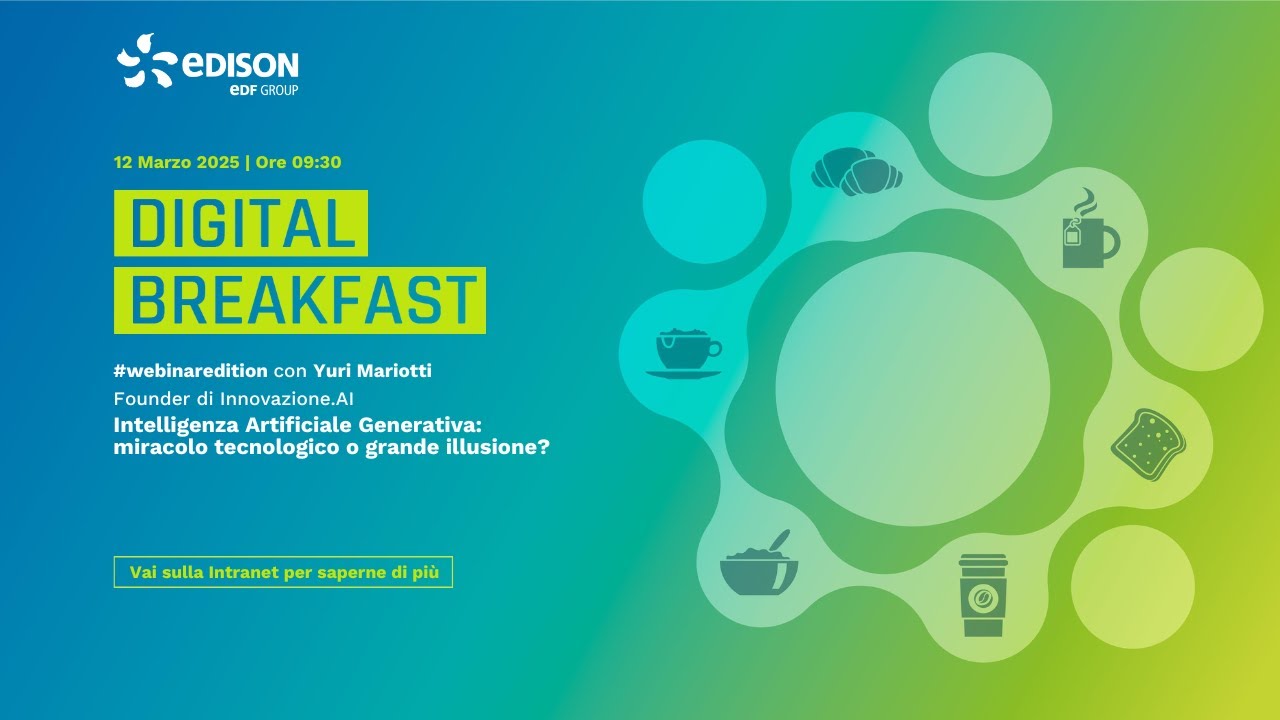 Digital Breakfast: Yuri Mariotti (Innovazione.Ai) | Edison