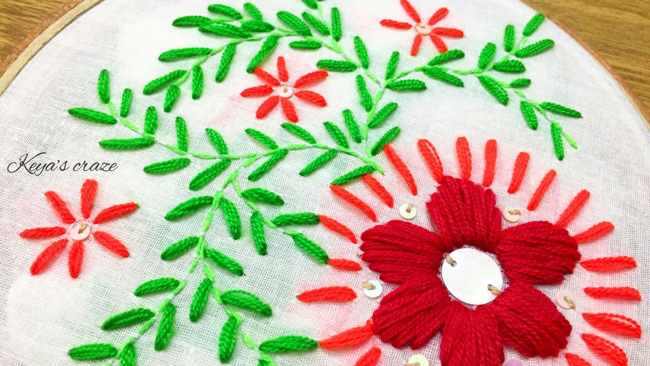 Hand embroidery 2019 | Phullkari hand embroidery for all over design
