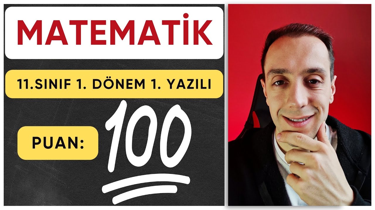11. Sınıf Matematik 1. Dönem 1. Yazılı Hazırlık Soruları | 2025 - 2026 | Gökhan Hoca