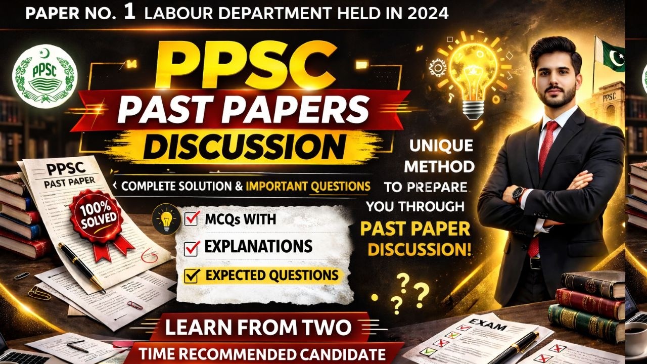 PPSC Labour Department Paper No.1 (2024) | Complete Past Paper Discussion
